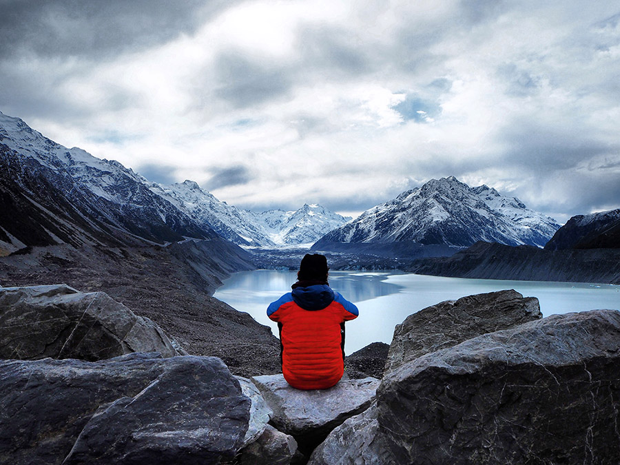 Lake next to mt.cook