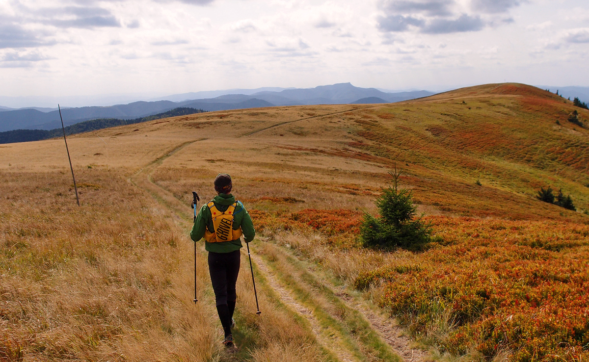 Tomas during his testing of Grivel Mountain Runner Light 5l/ Veľká Fatra- Slovakia