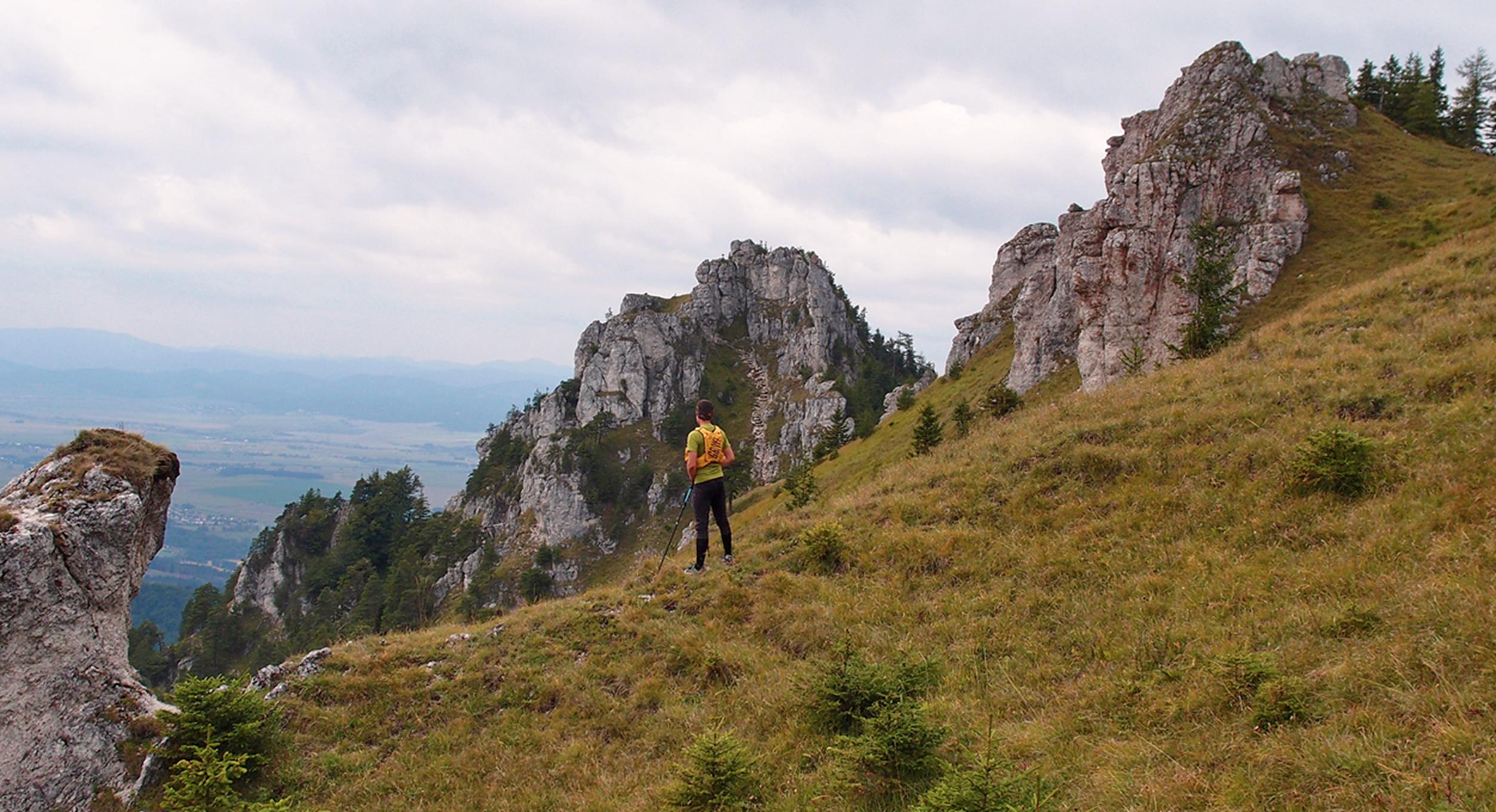 Tomas during his testing of Grivel Mountain Runner Light 5l/ Veľká Fatra- Slovakia